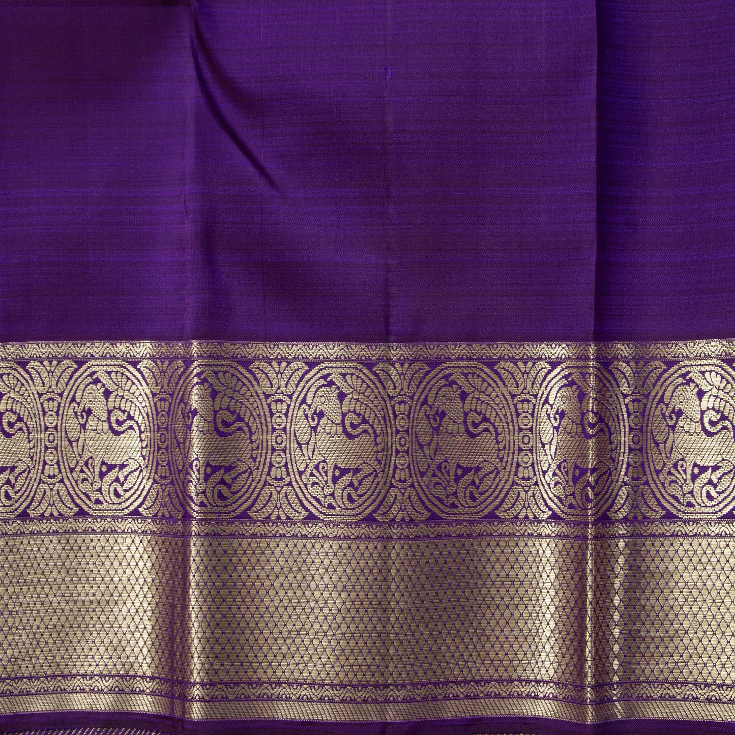 Violet Kanchipuram Silk Saree For Festive Wear PV NYC 1811
