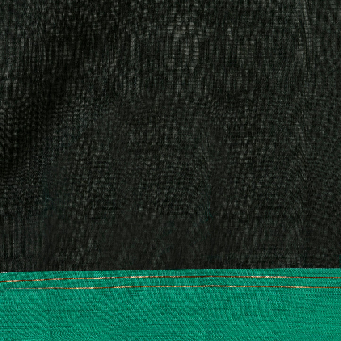 Black And Green Dhakai Jamdani Mulmul Silk Saree For Party Wear PV MJ 155