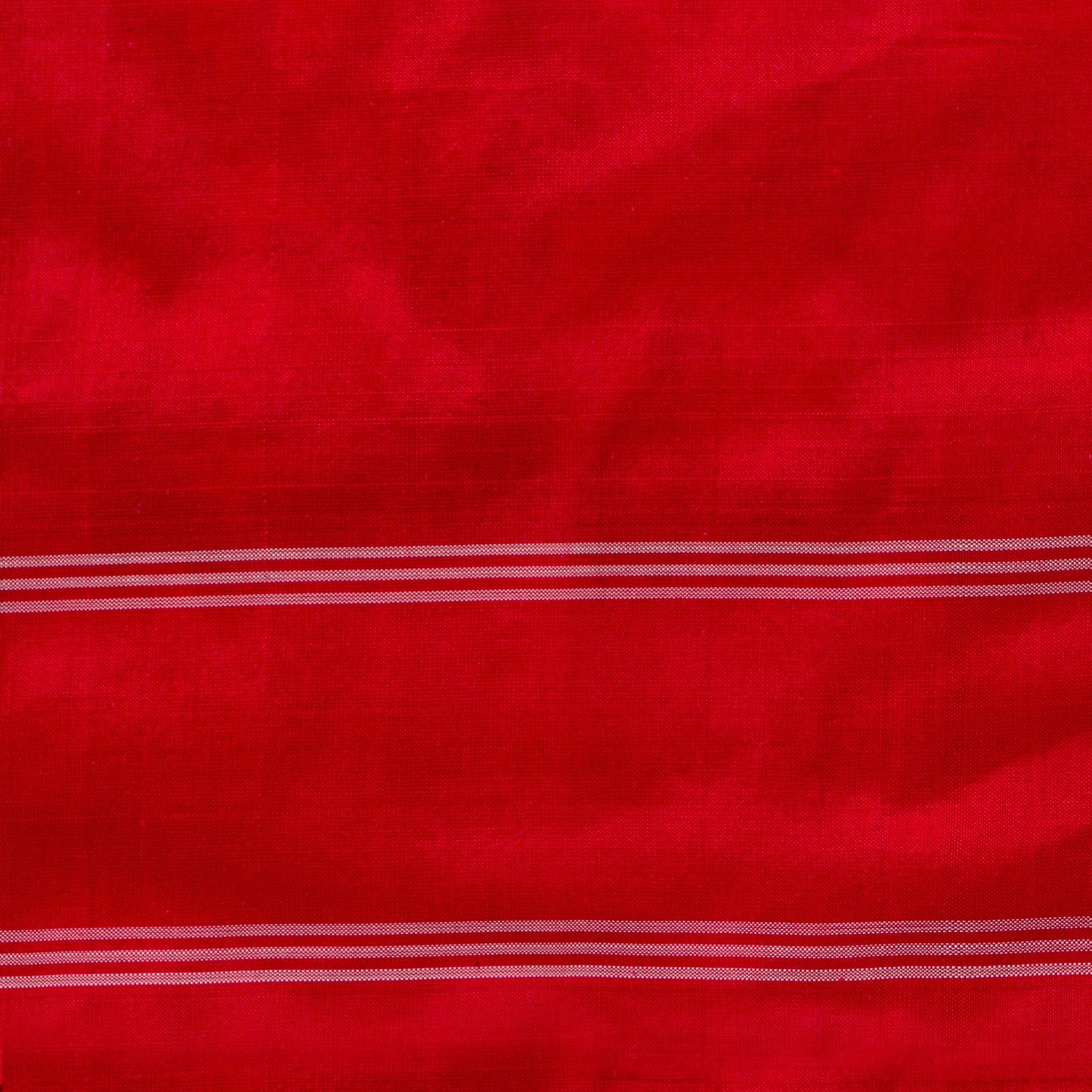Green And Red Double Ikkat Pochampally Silk Saree Without Zari For Festive Wear PIK 377