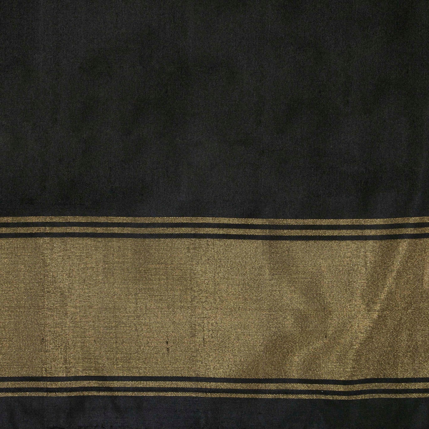 Yellow And Black Sambalpuri Ikkat Silk Saree With Tissue Zari Border For Festive Wear PIK 386