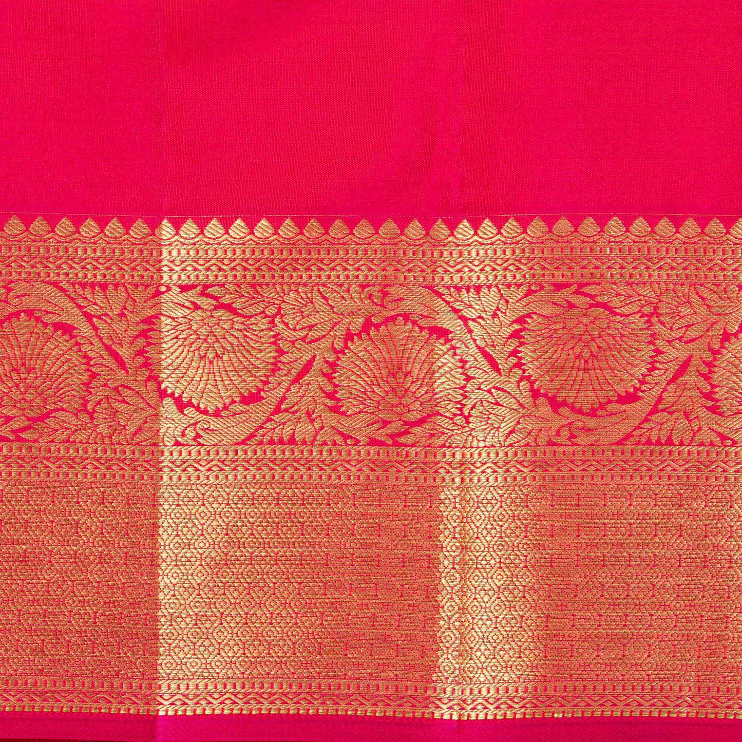 Pink Kanchipuram Silk Saree For Festive Wear PV MEN 295