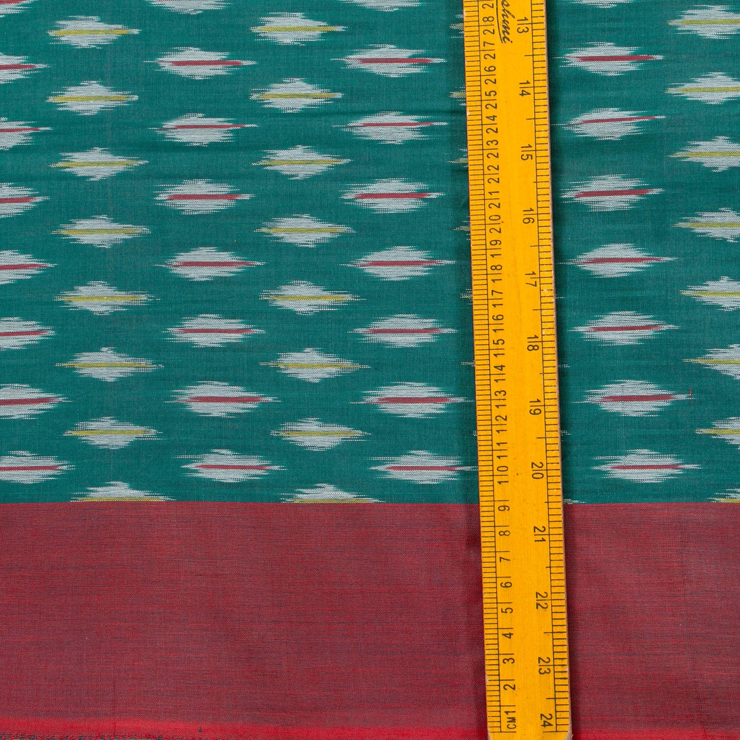 Blue And Maroon Pochampally Ikkat Cotton Saree For Office Wear PV SC 218