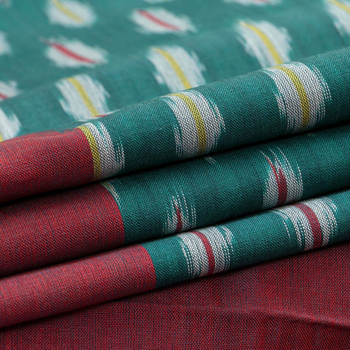 Blue And Maroon Pochampally Ikkat Cotton Saree For Office Wear PV SC 218