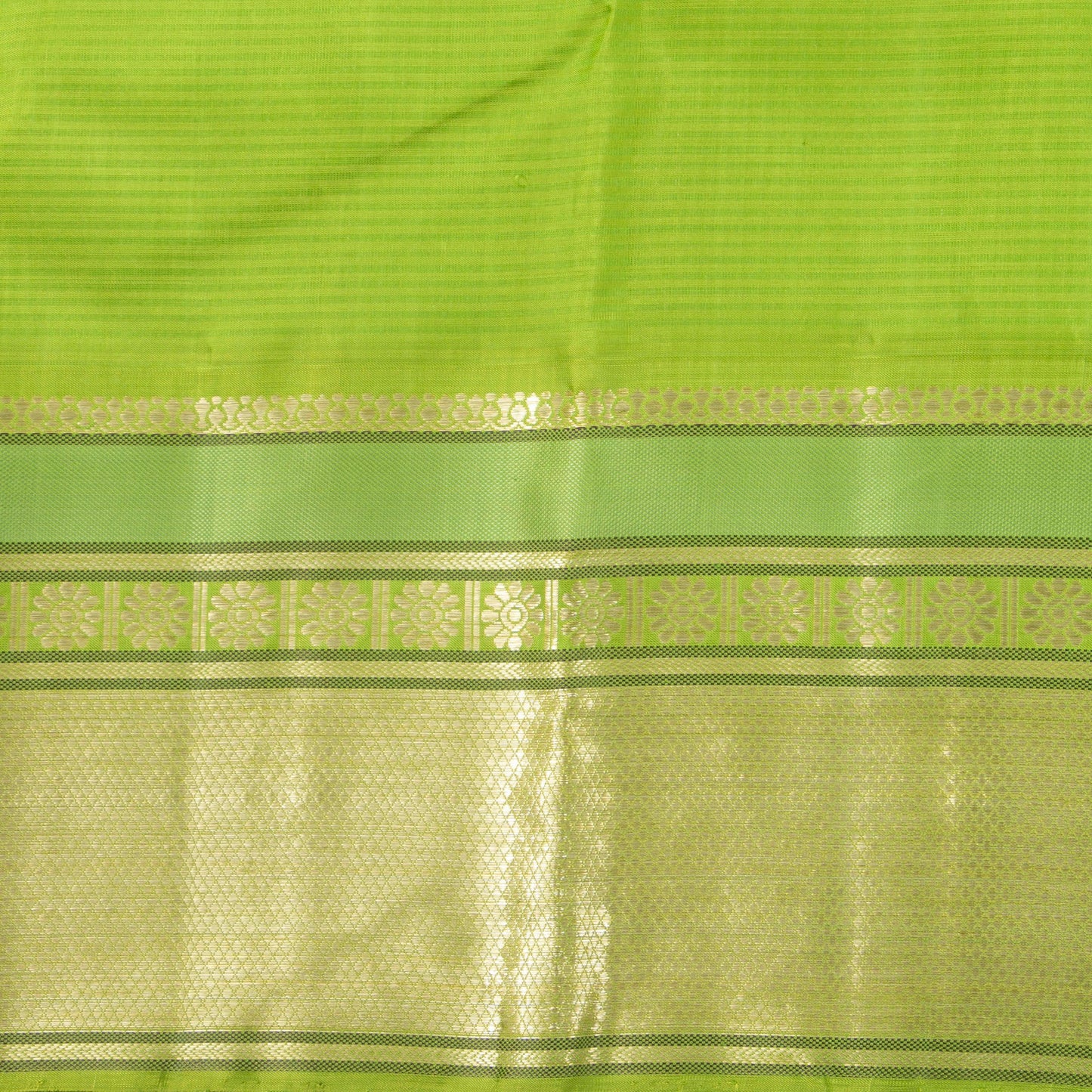 Black And Green Kanchipuram Silk Saree For Wedding Wear PV VL 41 - Silk Sari - Panjavarnam PV VL 41