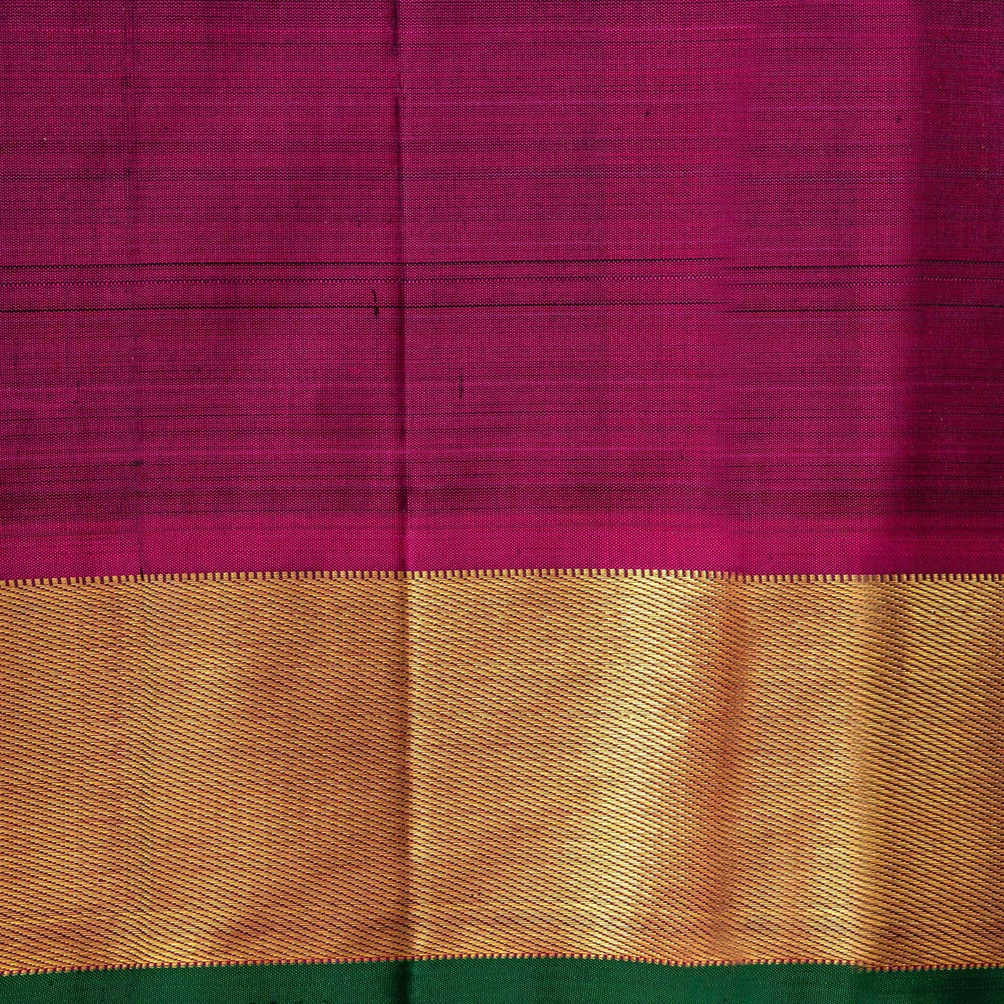 Black And Magenta Kanchipuram Silk Saree For Festive Wear PV NYC 1426 - Silk Sari - Panjavarnam PV NYC 1426
