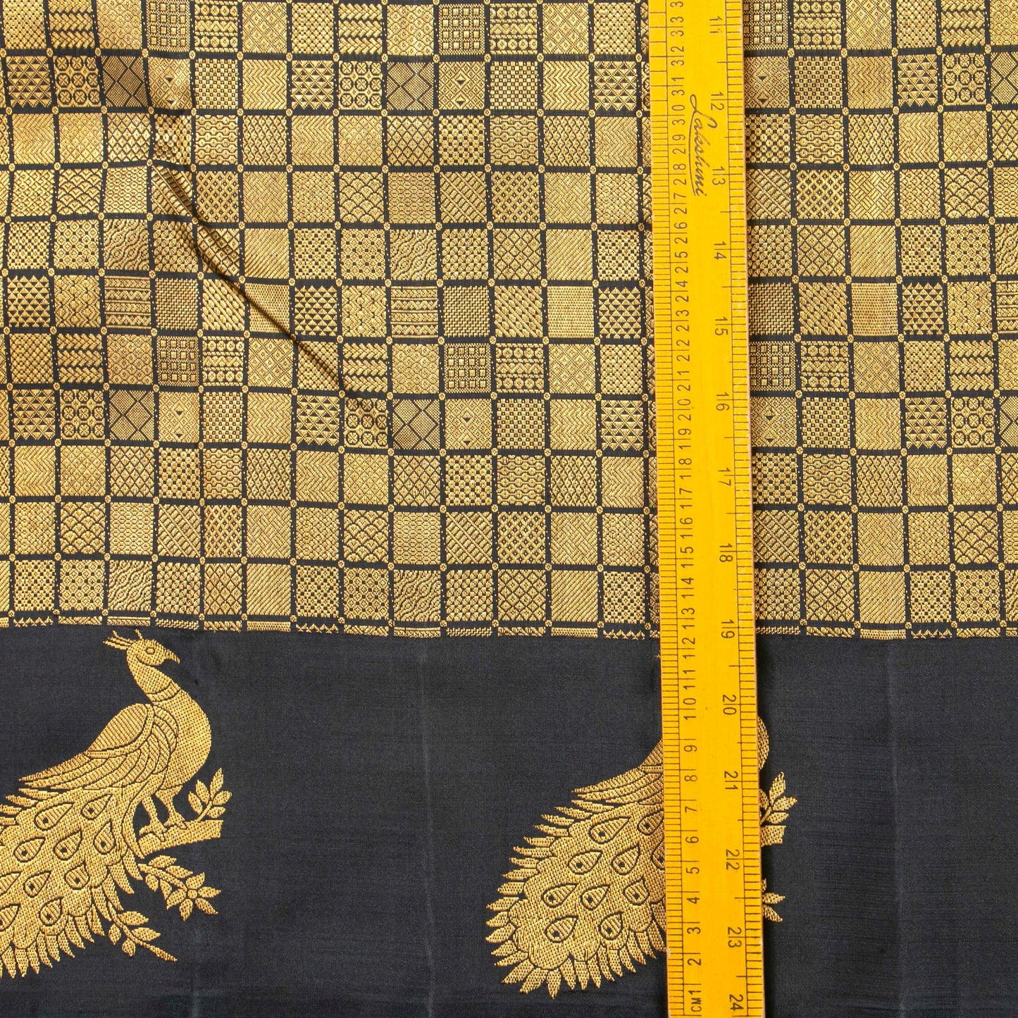 Black And Pastel Mauve Kanchipuram Silk Saree For Party Wear PV NYC 1509 - Silk Sari - Panjavarnam PV NYC 1509