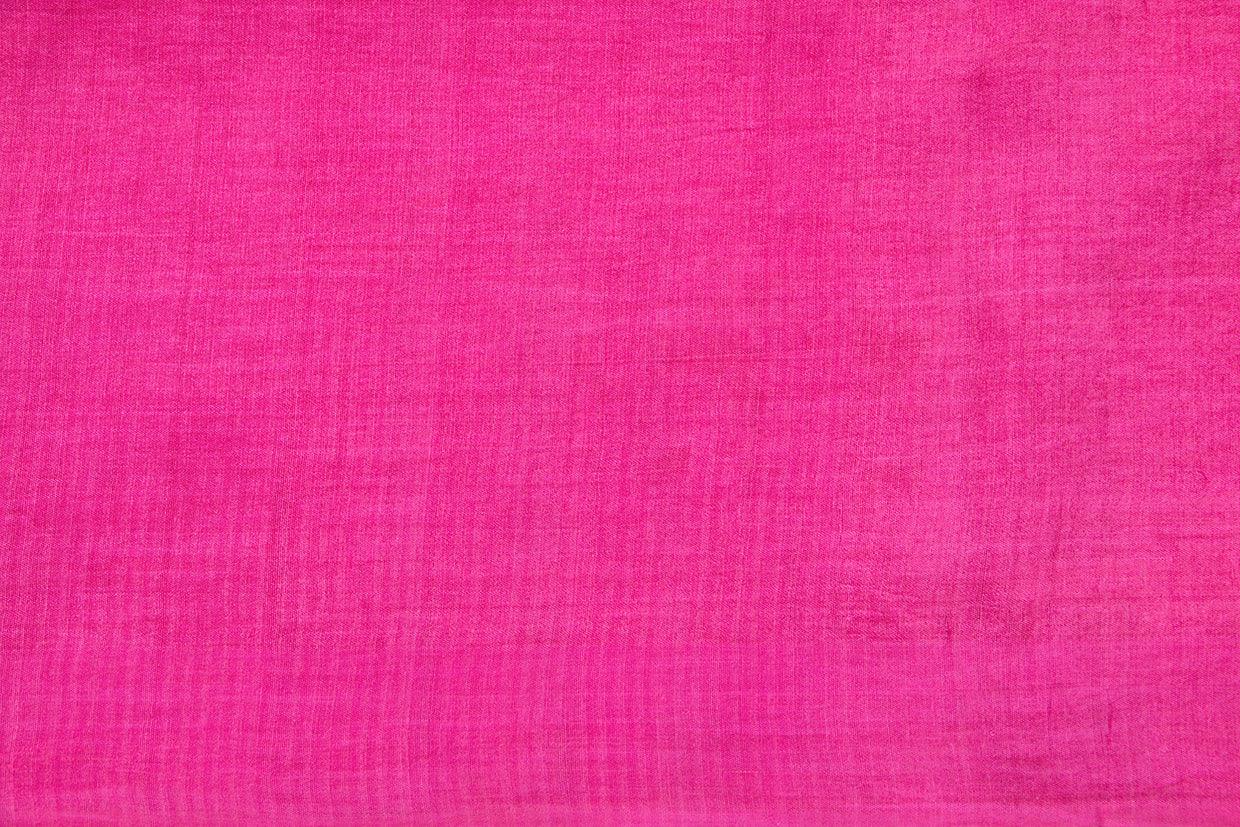 Blue And Pink Kalamkari Gicha Tussar Silk Saree Handpainted Floral Patterns Organic Vegetable Dyes PT K VSR 122 - Kalamkari Silk - Panjavarnam