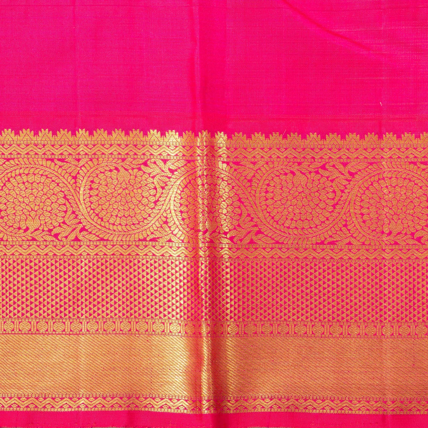 Blue And Pink Kanchipuram Silk Saree For Wedding Wear PV NYC 1499 - Silk Sari - Panjavarnam PV NYC 1499