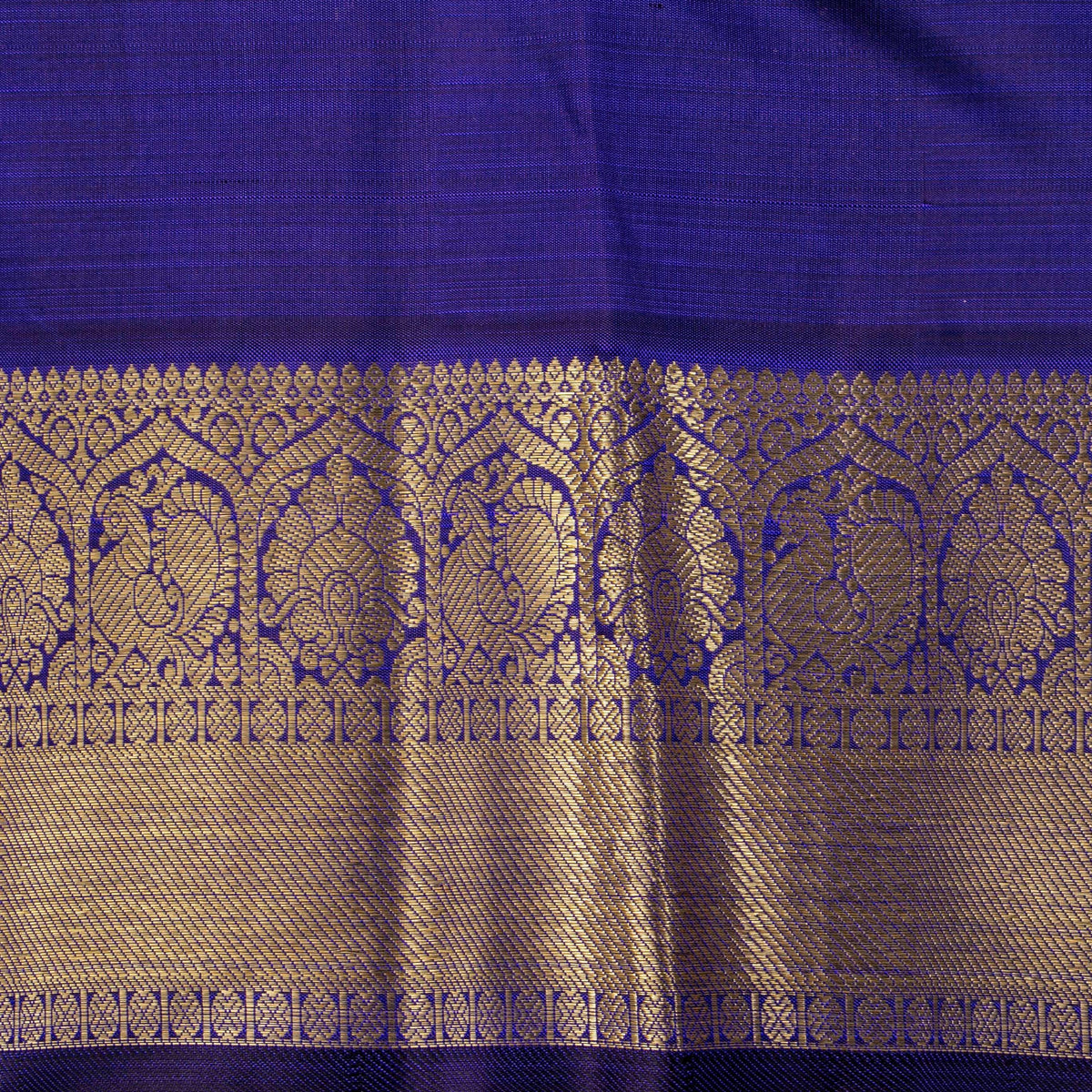 Blue Kanchipuram Silk Saree For Bridal Wear PV NYC 1369 - Silk Sari - Panjavarnam PV NYC 1369