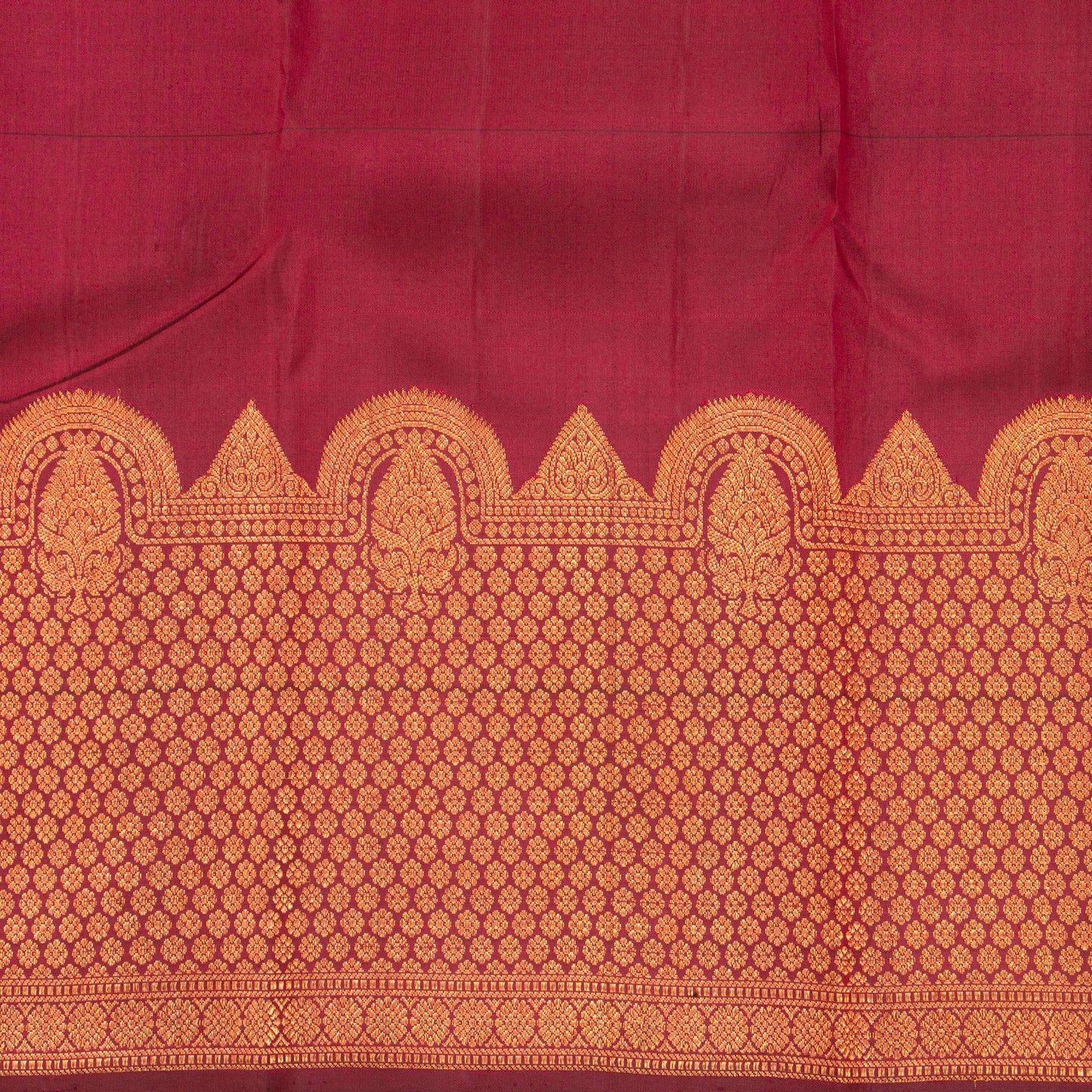 Green And Maroon Kanchipuram Silk Saree For Festive Wear PV NYC 1317 - Silk Sari - Panjavarnam PV NYC 1317