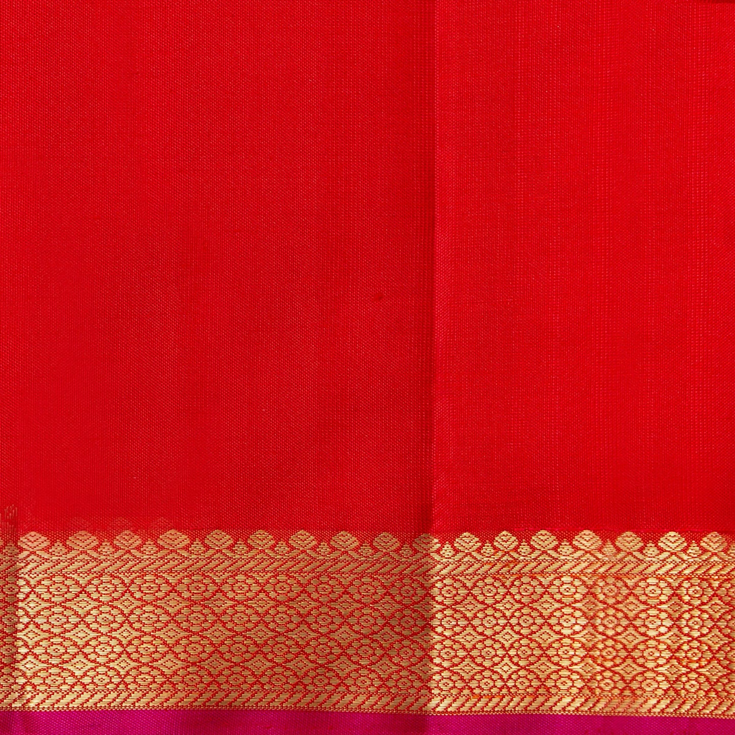 Green And Red Kanchipuram Silk Saree For Wedding Wear PV RSP 228 - Silk Sari - Panjavarnam PV RSP 228