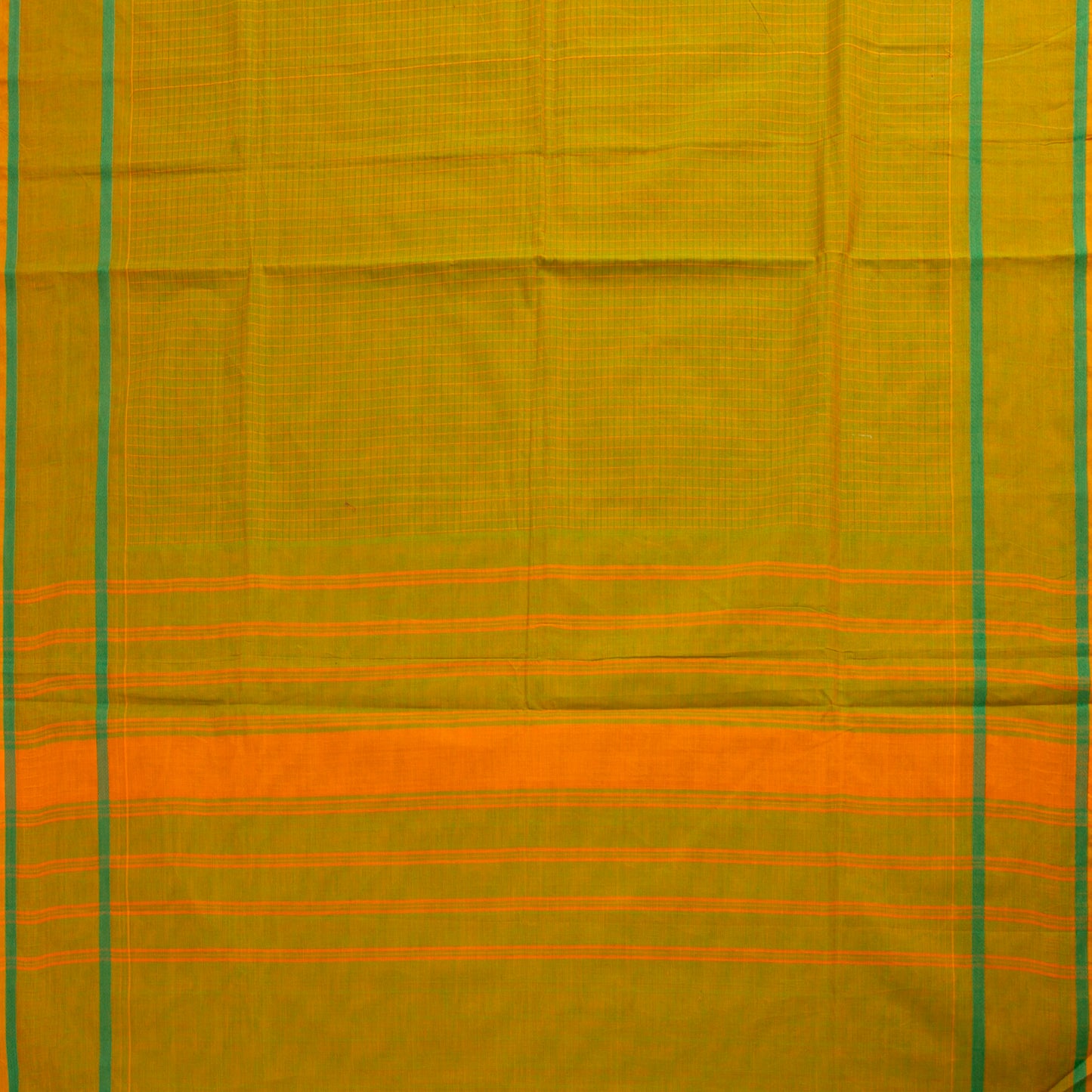 Green Kanchi Cotton Saree PV MM KC 108 - Cotton Saree - Panjavarnam PV MM KC 108