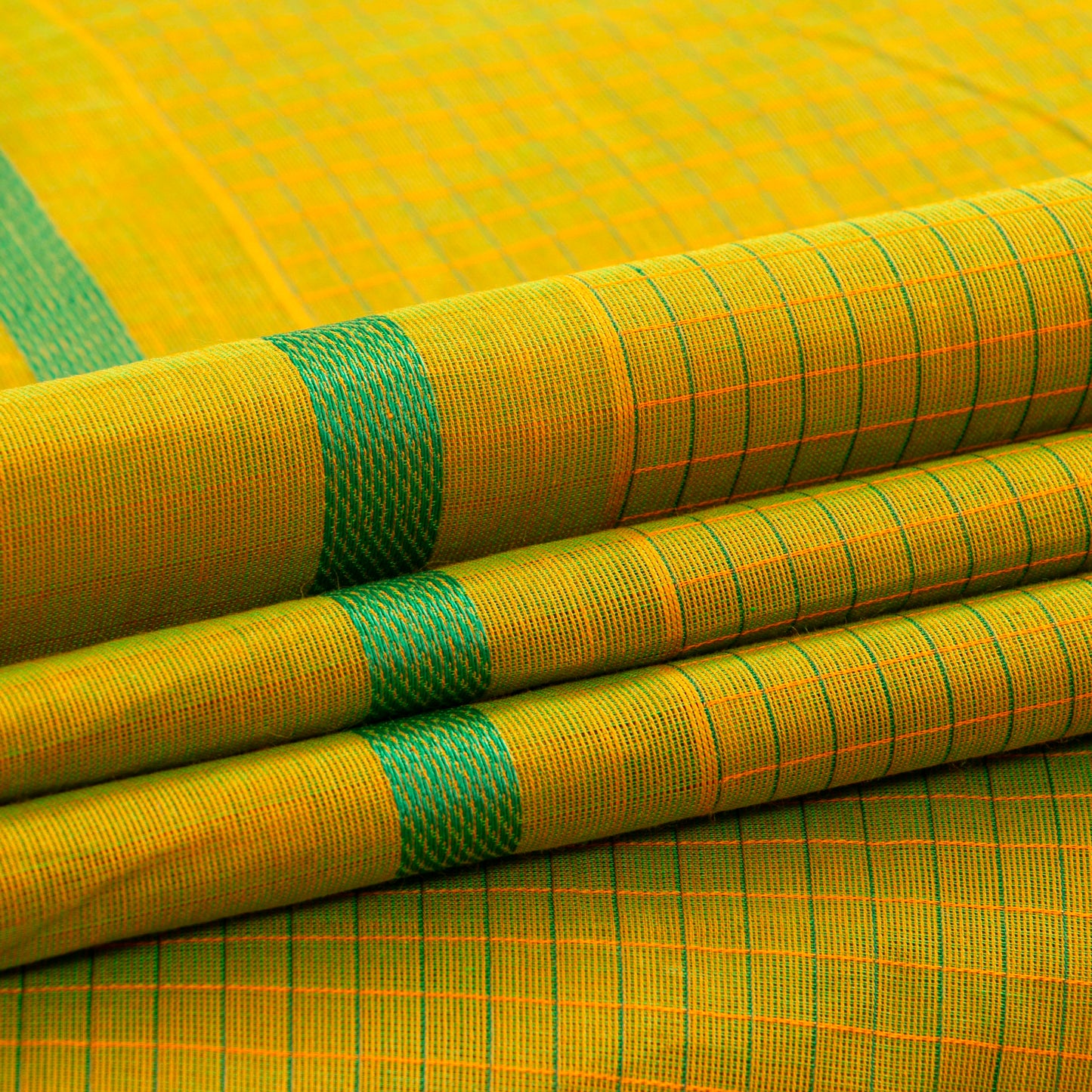 Green Kanchi Cotton Saree PV MM KC 108 - Cotton Saree - Panjavarnam PV MM KC 108