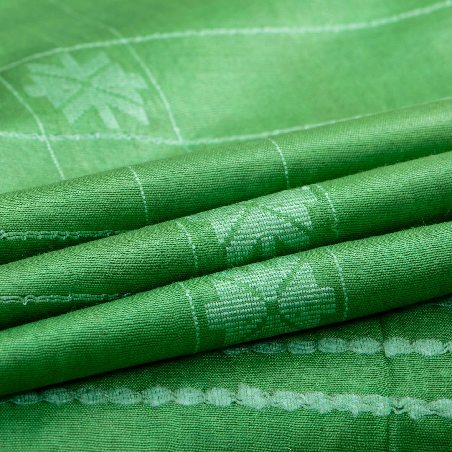 Green Tussar Silk Saree Handwoven PT 2083 - Tussar Silk - Panjavarnam PT 2083