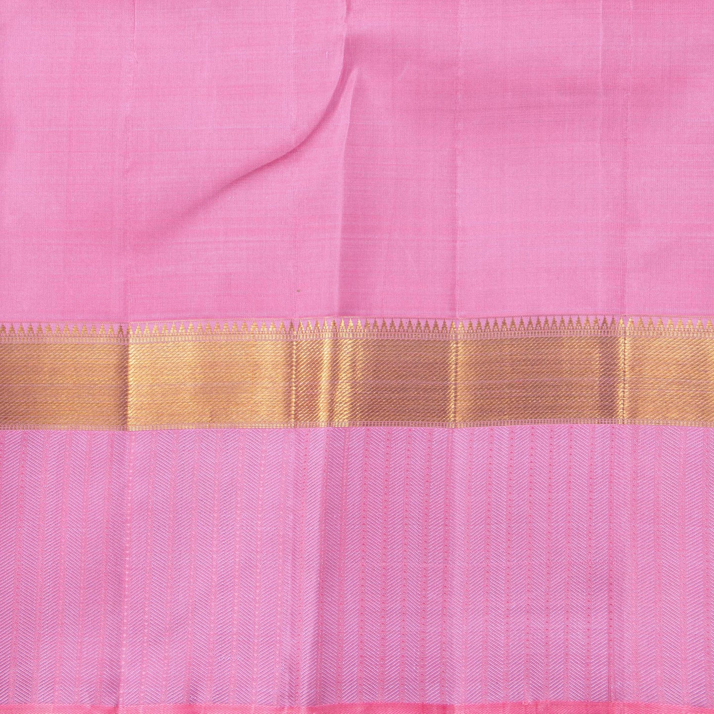 Lilac And Pink Kanchipuram Silk Saree For Wedding Wear PV NYC 1453 - Silk Sari - Panjavarnam PV NYC 1453