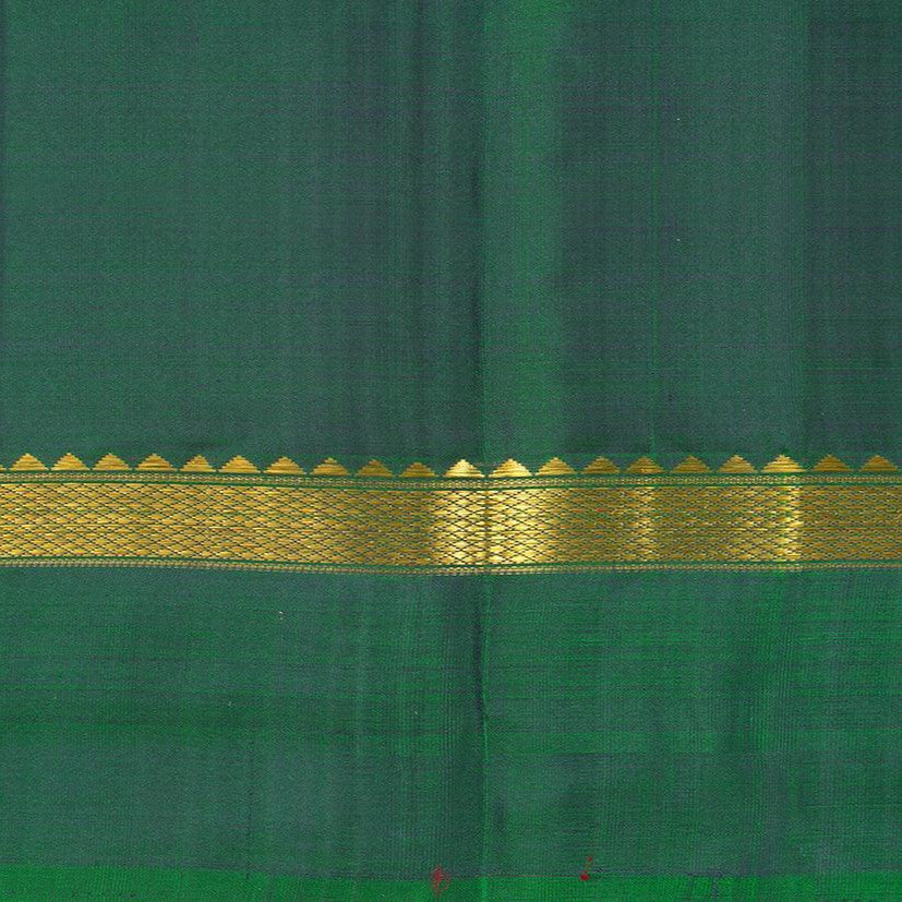 Magenta Ganga Jamuna Border Kanchipuram Silk Saree Light Weight For Festive Wear PV KNN 202 - Silk Sari - Panjavarnam PV KNN 202