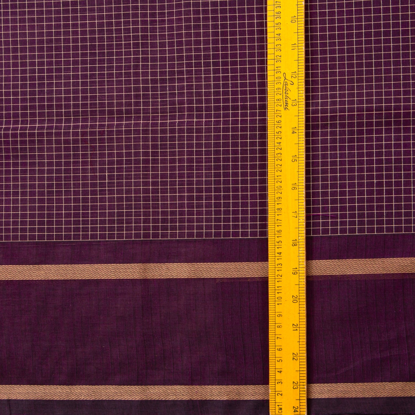 Magenta Kanchi Cotton Saree PV MM KC 116 - Cotton Saree - Panjavarnam PV MM KC 116