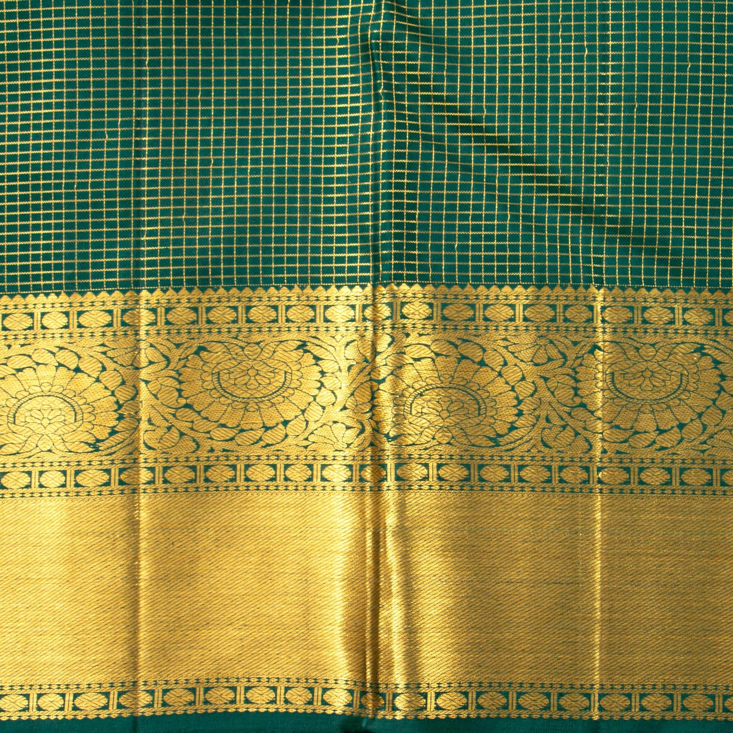 Maroon And Green Kanchipuram Silk Saree For Wedding Wear PV NYC 1542 - Silk Sari - Panjavarnam PV NYC 1542