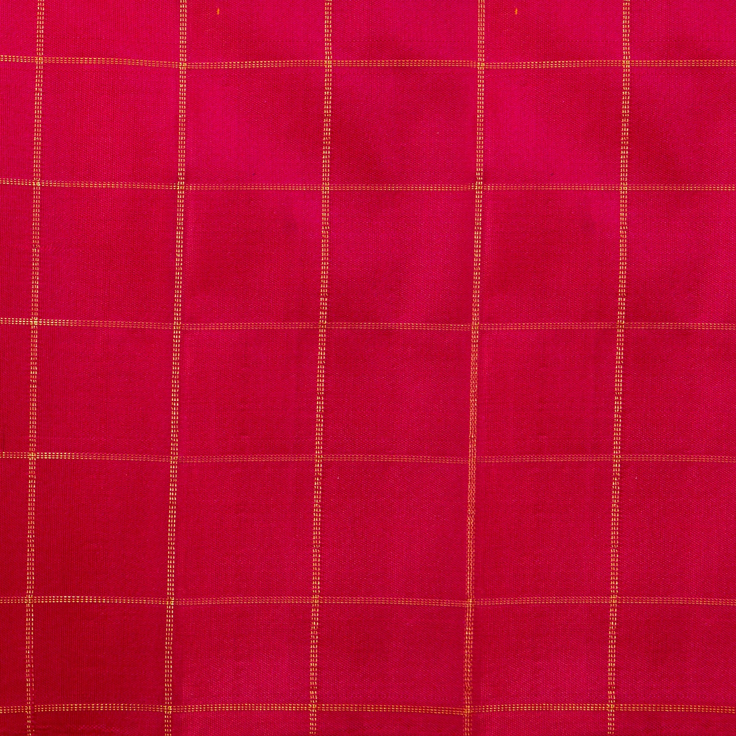 Multi Colour Checks Kanchipuram Borderless Silk Saree For Festive Wear PV RSP 227 - Silk Sari - Panjavarnam PV RSP 227