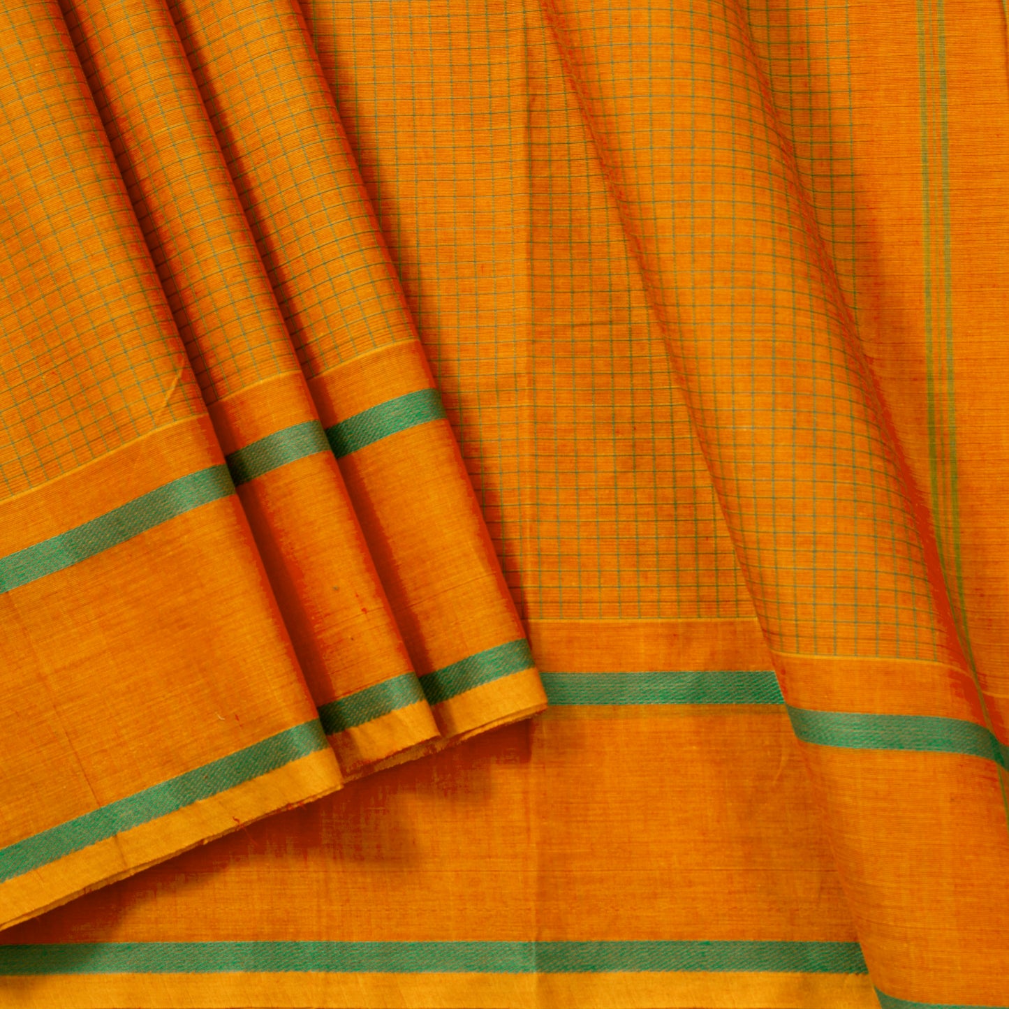 Mustard Kanchi Cotton Saree PV MM KC 111 - Cotton Saree - Panjavarnam PV MM KC 111