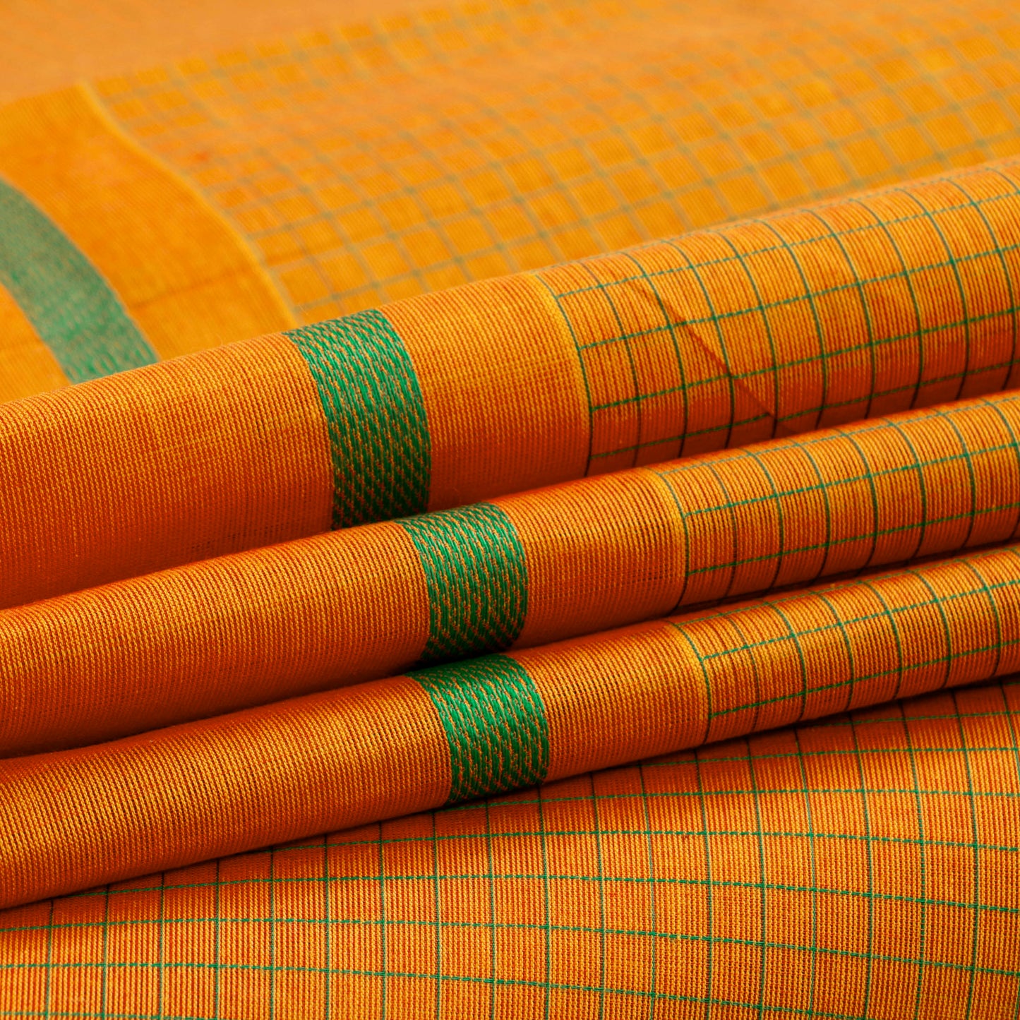 Mustard Kanchi Cotton Saree PV MM KC 111 - Cotton Saree - Panjavarnam PV MM KC 111