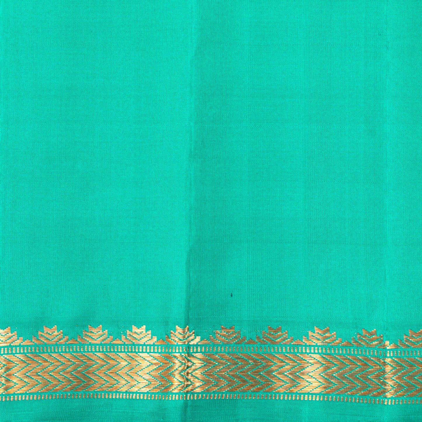 Navy Blue And Sea Green Kanchipuram Silk Saree For Festive Wear PV NYC 1526 - Silk Sari - Panjavarnam PV NYC 1526