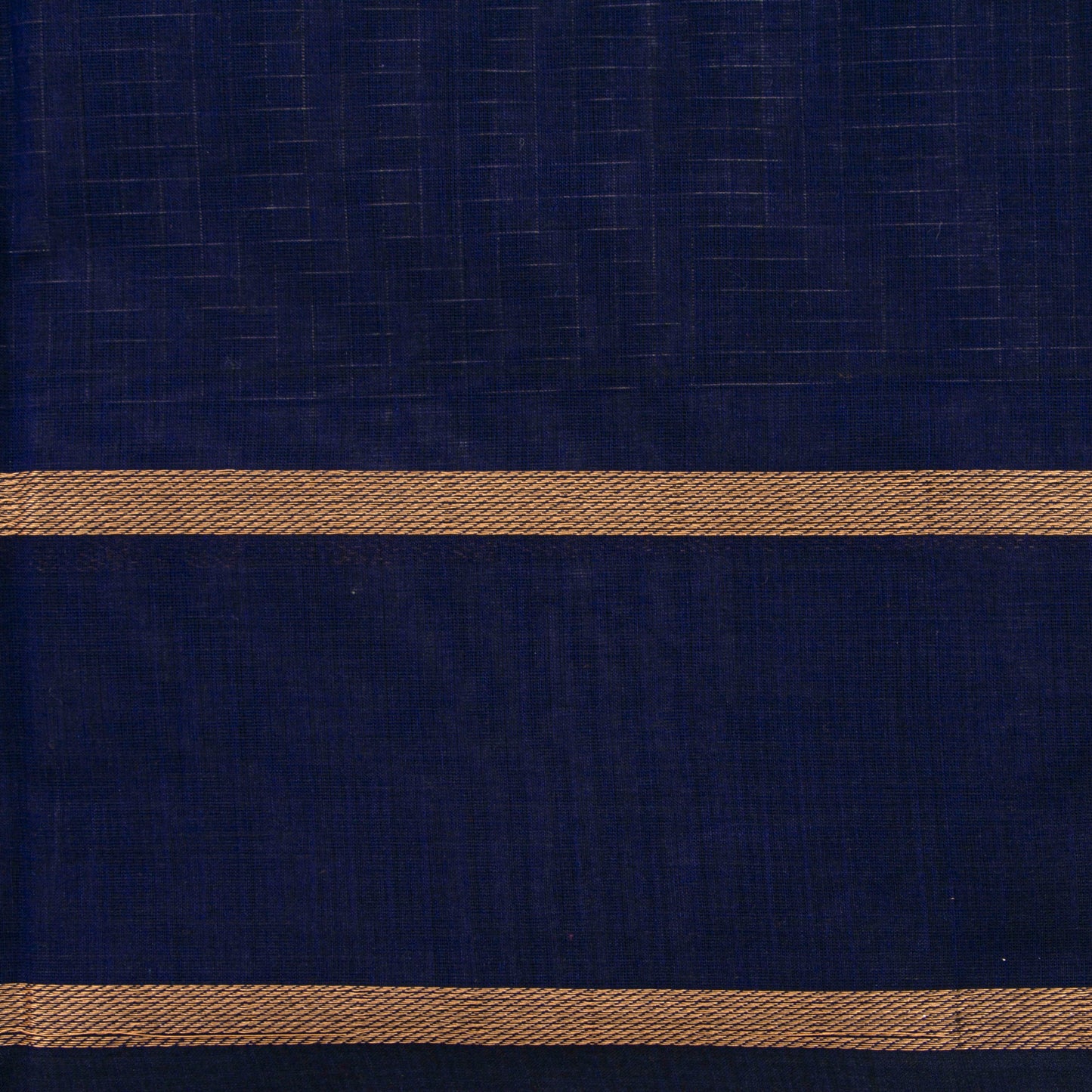 Navy Blue Kanchi Cotton Saree PV MM KC 115 - Cotton Saree - Panjavarnam PV MM KC 115