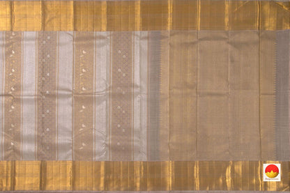 Pastel Mauve Kanchipuram Silk Saree Handwoven Pure Silk Pure Zari For Wedding Wear PV NYC 786 - Silk Sari - Panjavarnam
