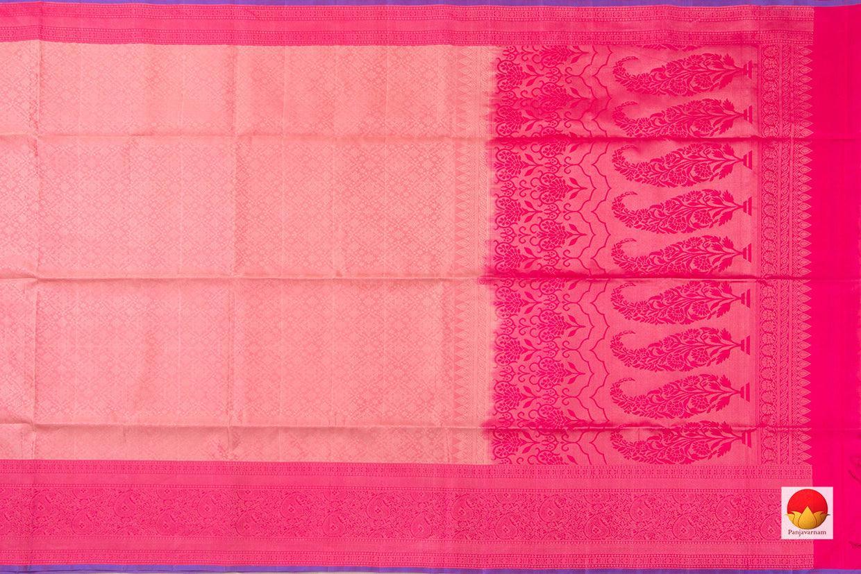 Pastel Pink Handwoven Soft Silk Saree Pure Silk For Festive Wear PV RSP 138 - Silk Sari - Panjavarnam PV RSP 138