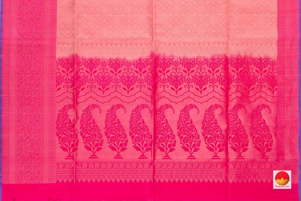 Pastel Pink Handwoven Soft Silk Saree Pure Silk For Festive Wear PV RSP 138 - Silk Sari - Panjavarnam PV RSP 138