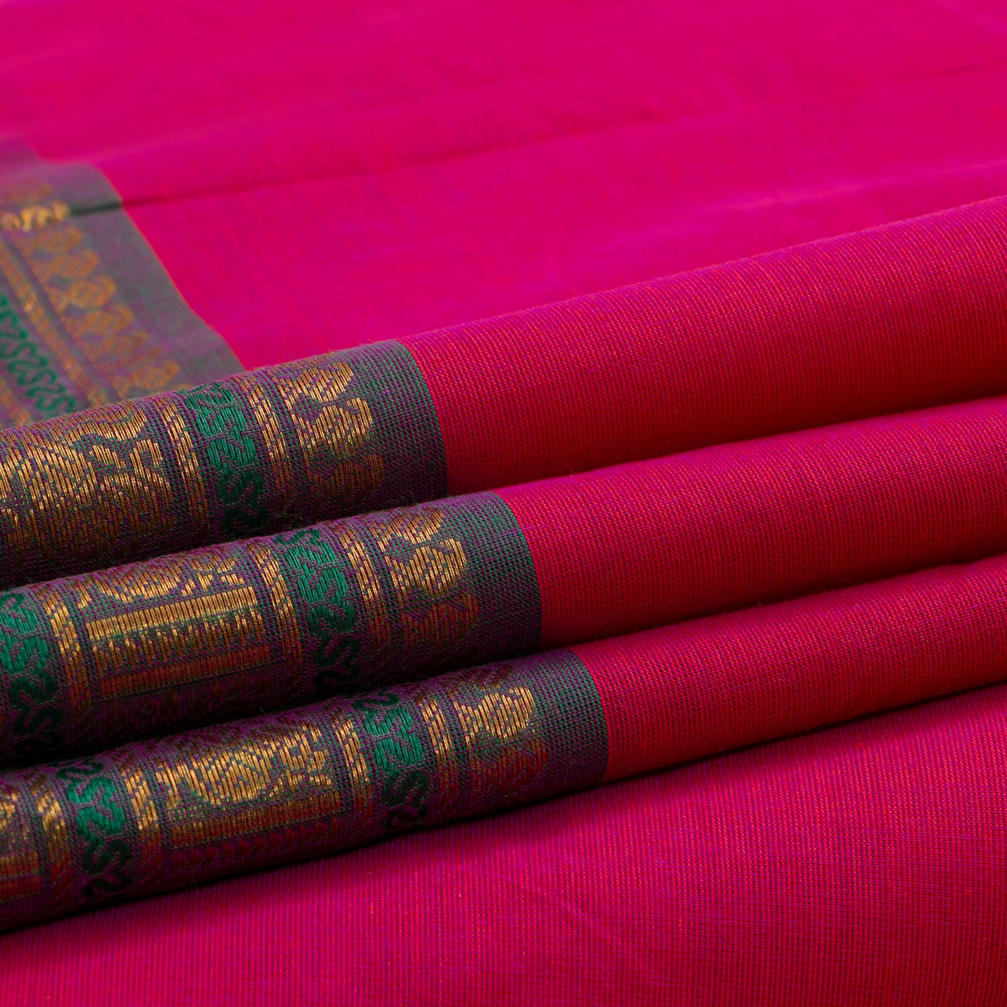 Pink Kanchi Cotton Saree PV MM KC 125 - Cotton Saree - Panjavarnam PV MM KC 125