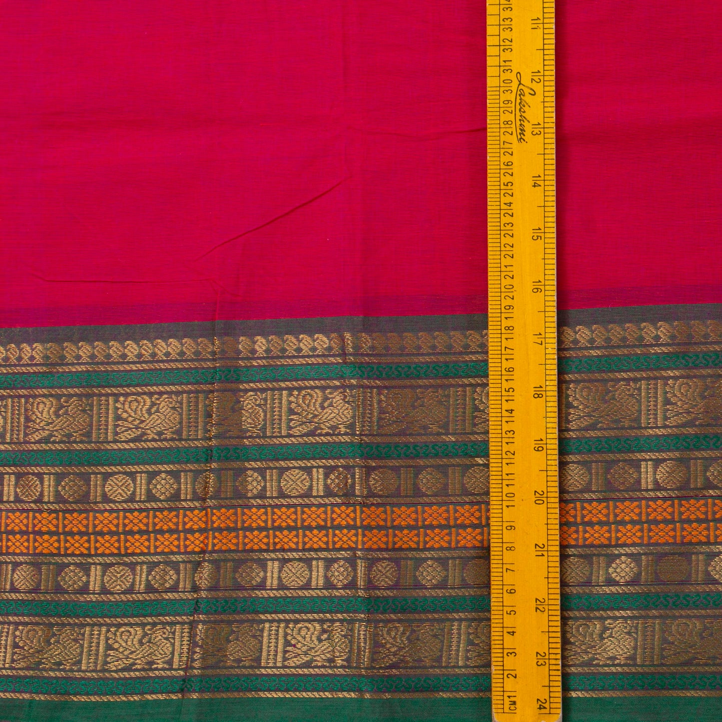 Pink Kanchi Cotton Saree PV MM KC 125 - Cotton Saree - Panjavarnam PV MM KC 125