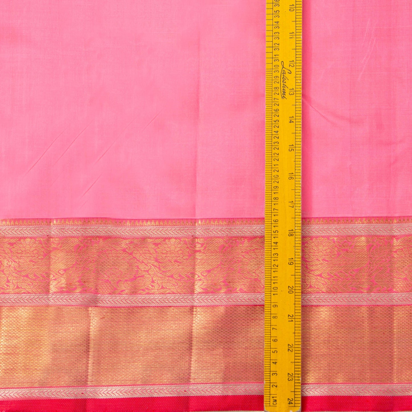 Pink Kanchipuram Silk Saree For Wedding Wear PV NYC 1475 - Silk Sari - Panjavarnam PV NYC 1475