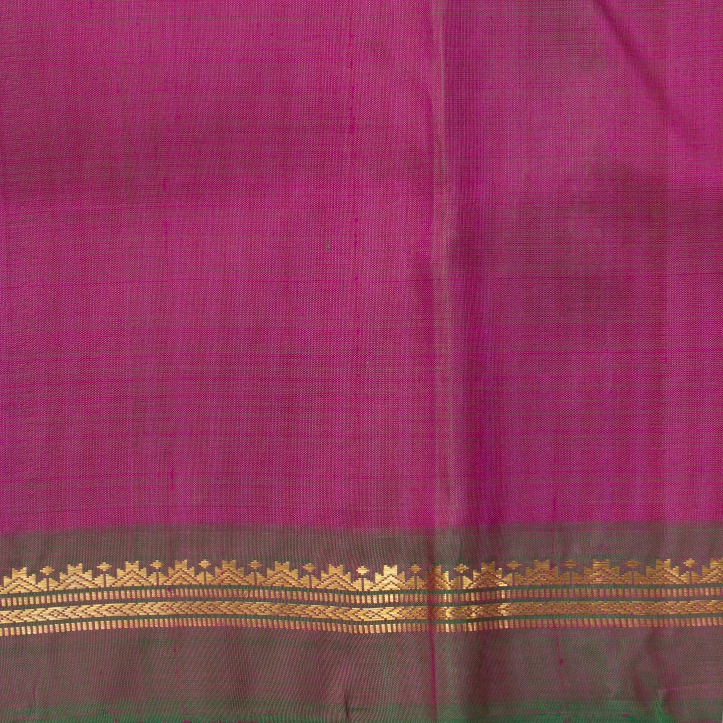 Pink Kanjivaram Silk Saree With Medium Border Handwoven Pure Silk For Festive Wear PV ABI 2230 - Silk Sari - Panjavarnam PV ABI 2230