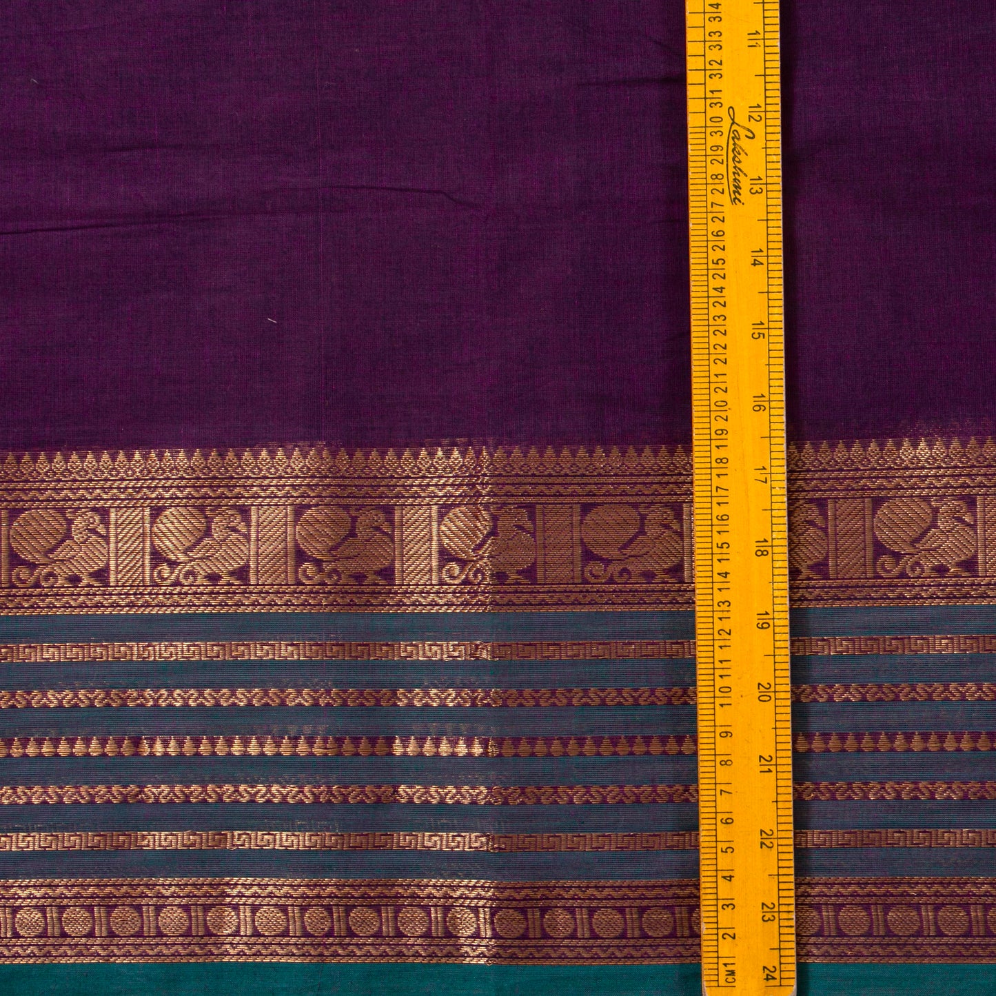 Purple Kanchi Cotton Saree PV MM KC 113 - Cotton Saree - Panjavarnam PV MM KC 113