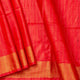 Red Tussar Silk Saree Handwoven PT 2071