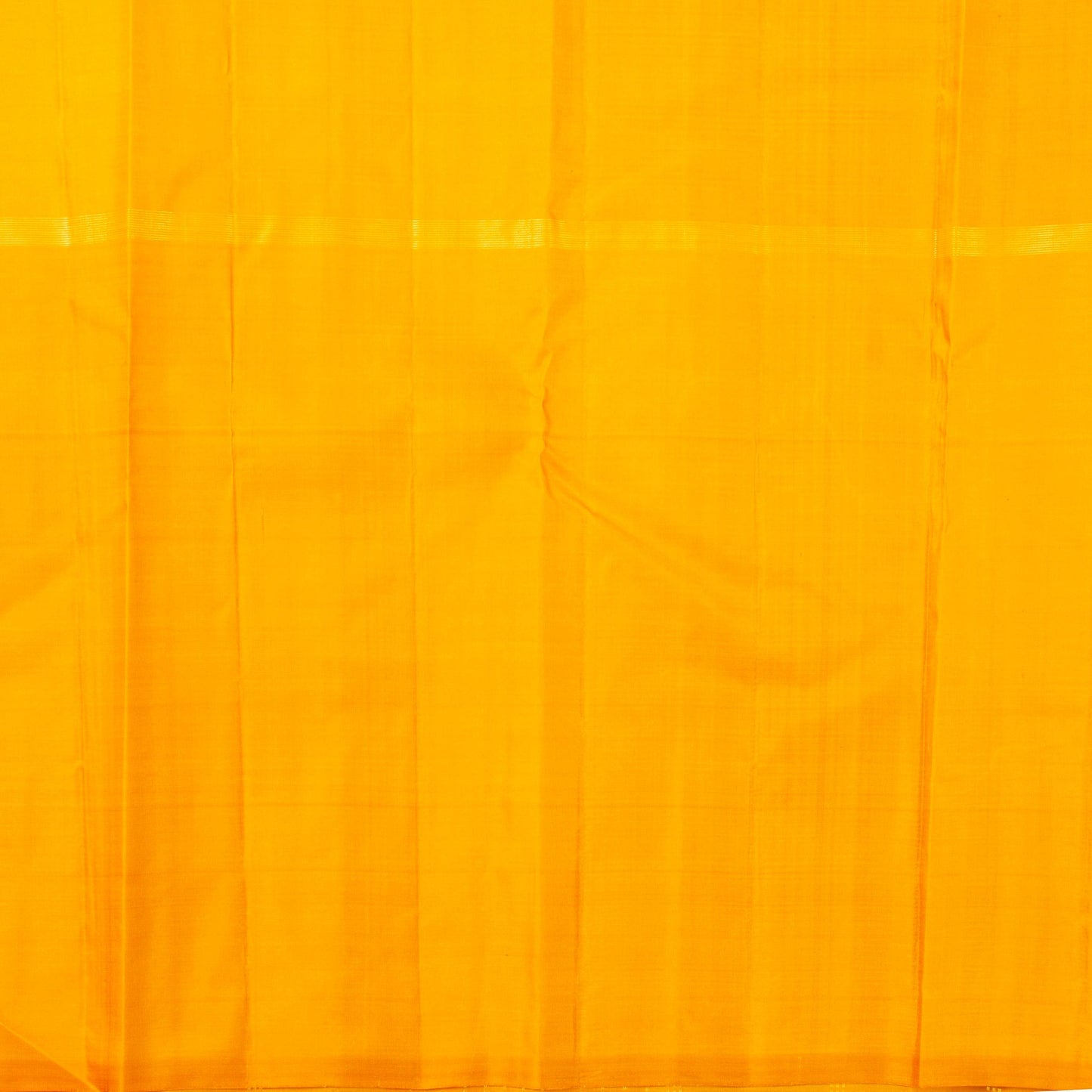 Yellow, Peach And Green Mubbagam Kanchipuram Silk Saree For Festive Wear PV 2044 - Silk Sari - Panjavarnam PV 2044