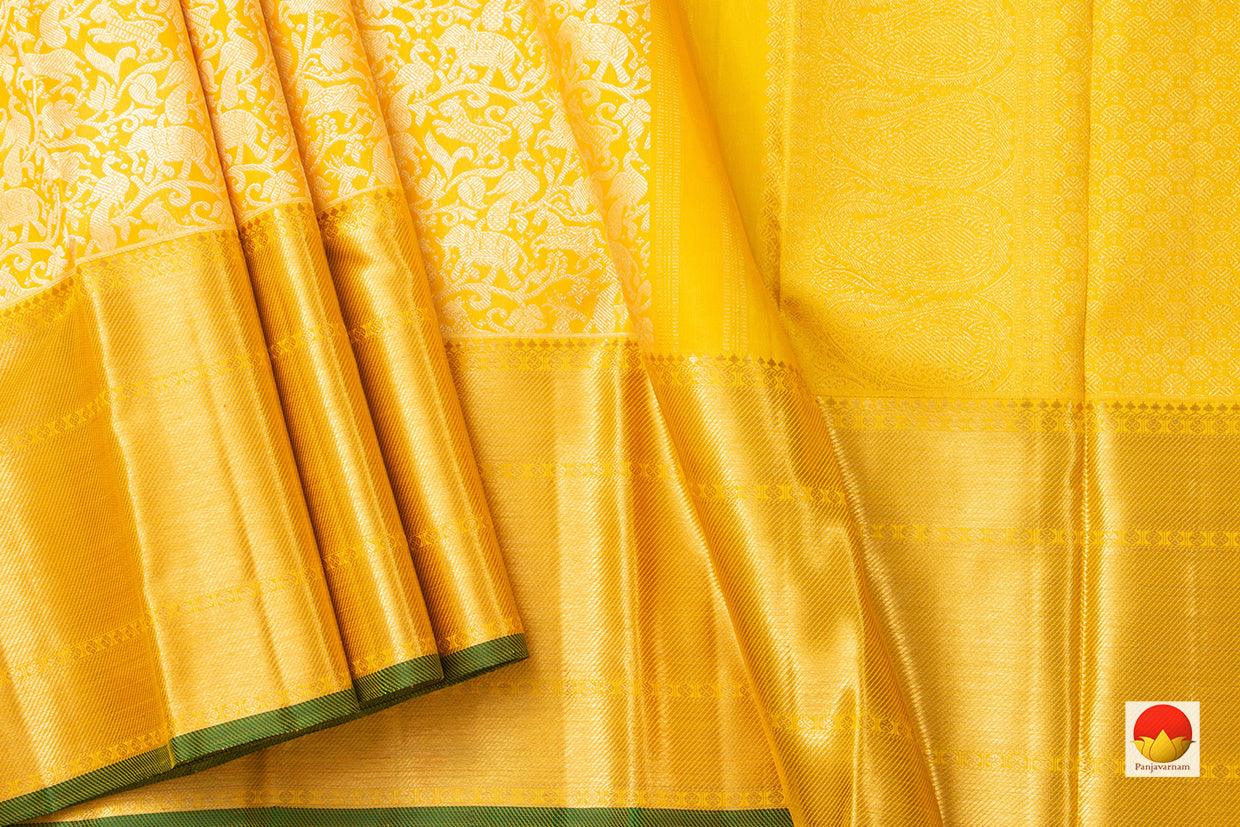 Mustard Cotton Vanasingaram popular Border Saree