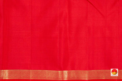 Blue Jacquard Kanchipuram Silk Saree Handwoven Pure Silk Pure Zari For Festive Wear PV 2019 - Silk Sari - Panjavarnam