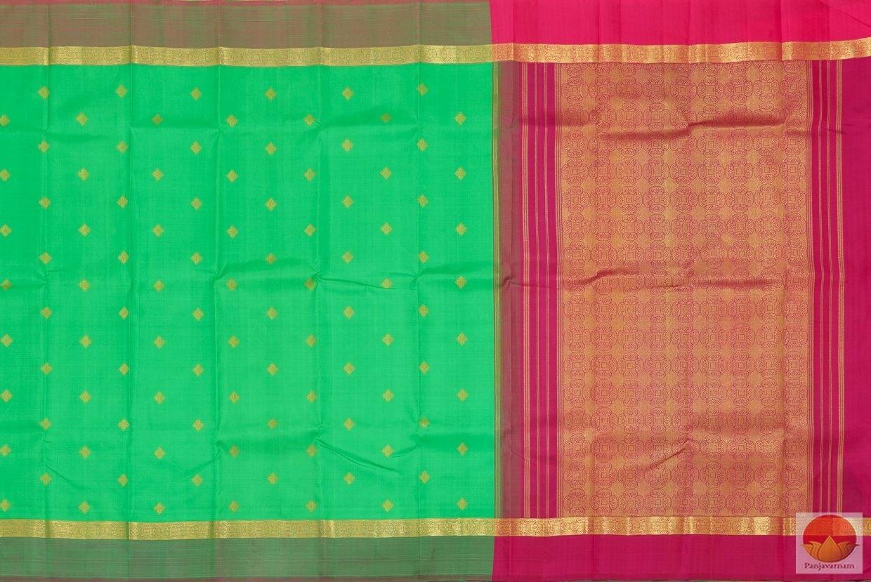 Ganga Jamuna - Kanchipuram Silk Saree - Handwoven Pure Silk - Pure Zari - PV G 4154 - Silk Sari - Panjavarnam PV G 4154
