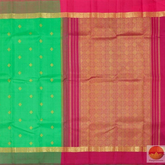 Ganga Jamuna - Kanchipuram Silk Saree - Handwoven Pure Silk - Pure Zari - PV G 4154 - Silk Sari - Panjavarnam PV G 4154