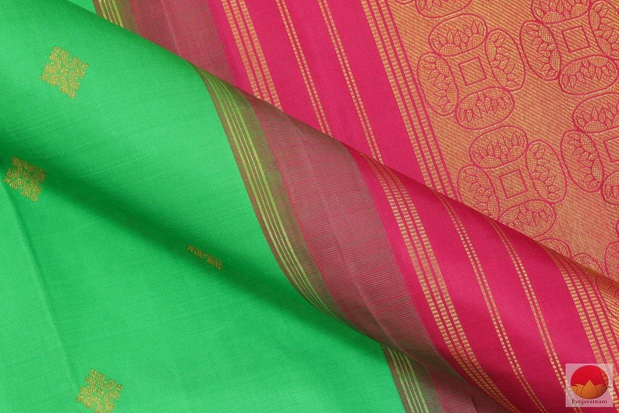 Ganga Jamuna - Kanchipuram Silk Saree - Handwoven Pure Silk - Pure Zari - PV G 4154 - Silk Sari - Panjavarnam PV G 4154