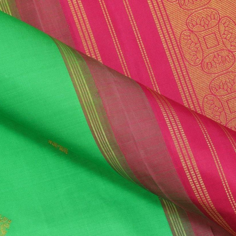 Ganga Jamuna - Kanchipuram Silk Saree - Handwoven Pure Silk - Pure Zari - PV G 4154 - Silk Sari - Panjavarnam PV G 4154