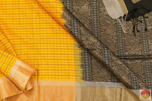 Kanchipuram Silk Saree - Handwoven Soft Silk - PV ASB 166 Archives - Silk Sari - Panjavarnam