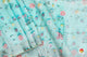 Light Blue Handwoven Linen Saree Digital Print PL 1024