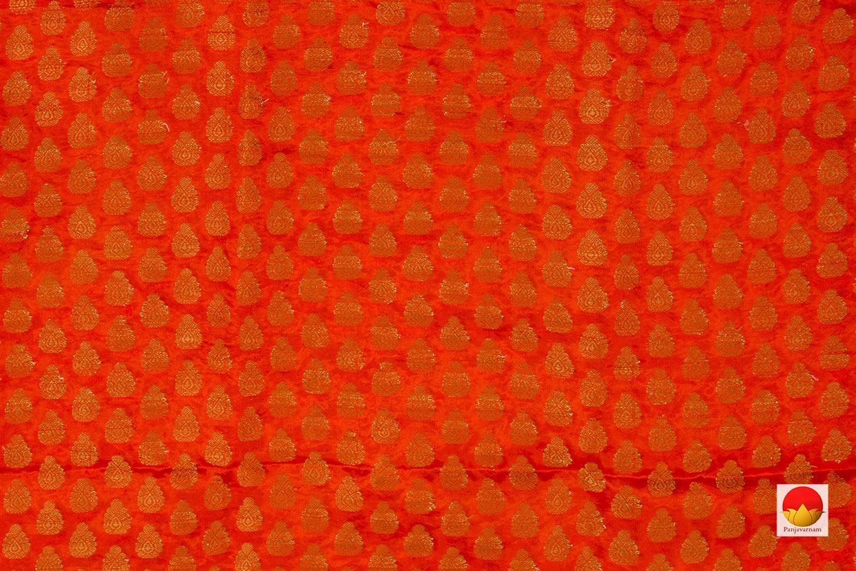 Orange Bandhani Shibori Kota Silk Saree Handwoven For Office Wear PV RJ 38 - Bandhani Silk - Panjavarnam PV RJ 38