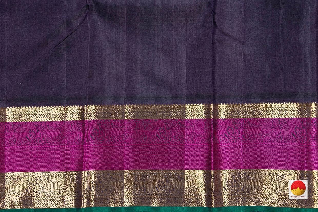 Pastel Pink Kanchipuram Silk Saree Handwoven Pure Silk Pure Zari For Festive Wear PV NYC 320 - Silk Sari - Panjavarnam PV NYC 320
