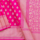 Pink Banarasi Silk Saree With Silver Zari Pure Silk PB KO 103