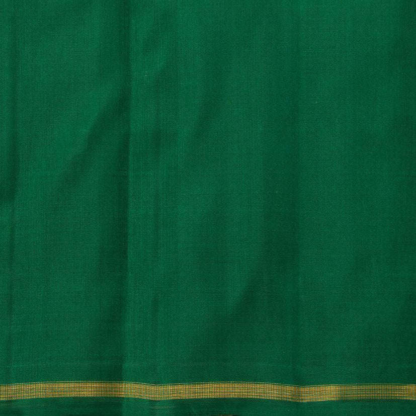 Pink Borderless Kanchipuram Silk Saree Handwoven Pure Silk Pure Zari For Festive Wear PV GTA 04 - Silk Sari - Panjavarnam PV GTA 04