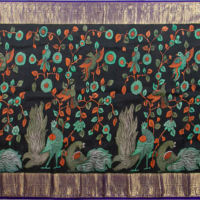 Buy Kalamkari Kanchipuram Silk Sarees Online